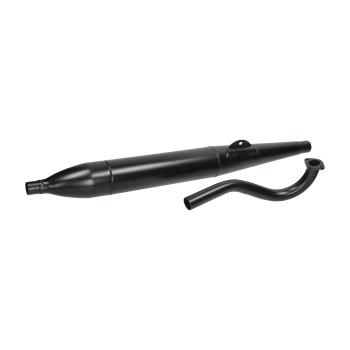Auspuff RS Zigarre mit Flöte 28mm schwarz